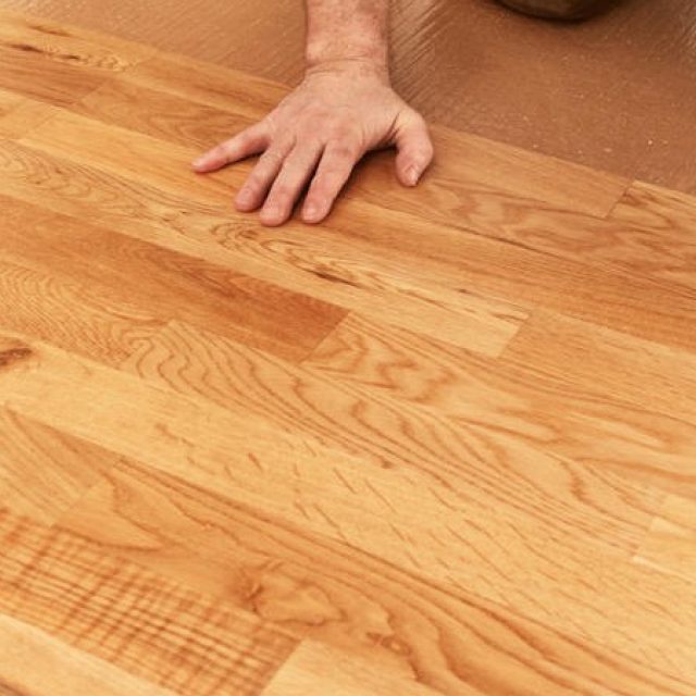 Pose de parquet